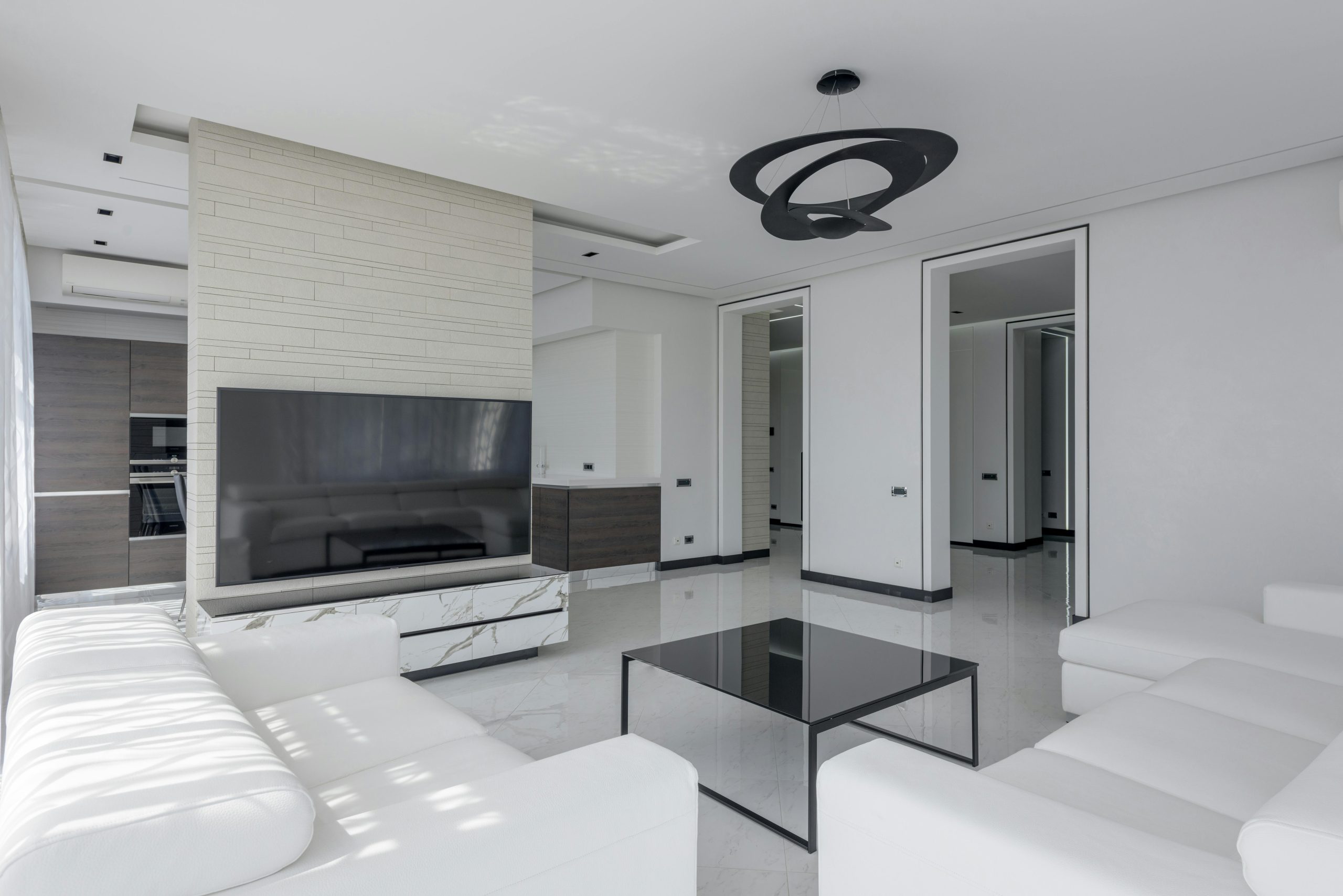 clean living room